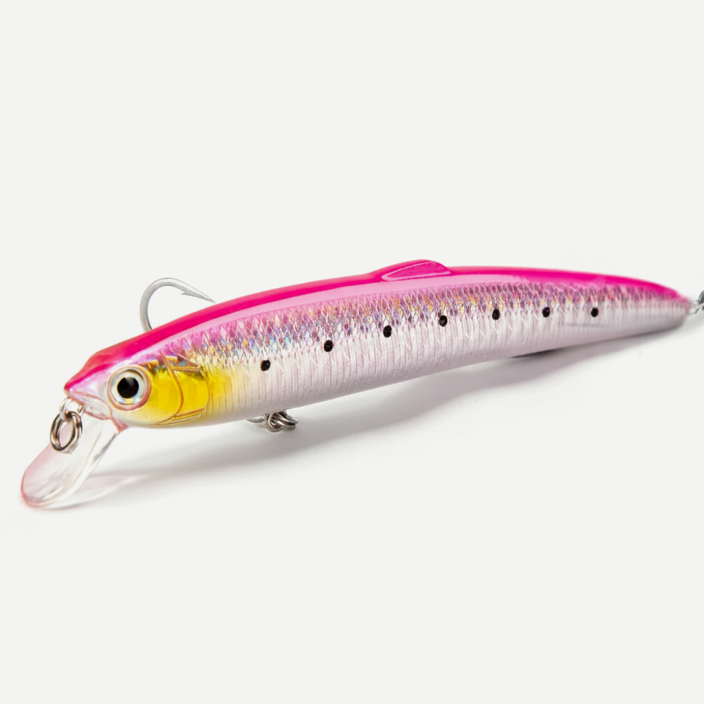 Hunthouse Minnow Fishing Lure 90/125/147mm Floating Hard Baits Wobbler Jerkbait Artificial Fishing Tackle For Seabass Pi