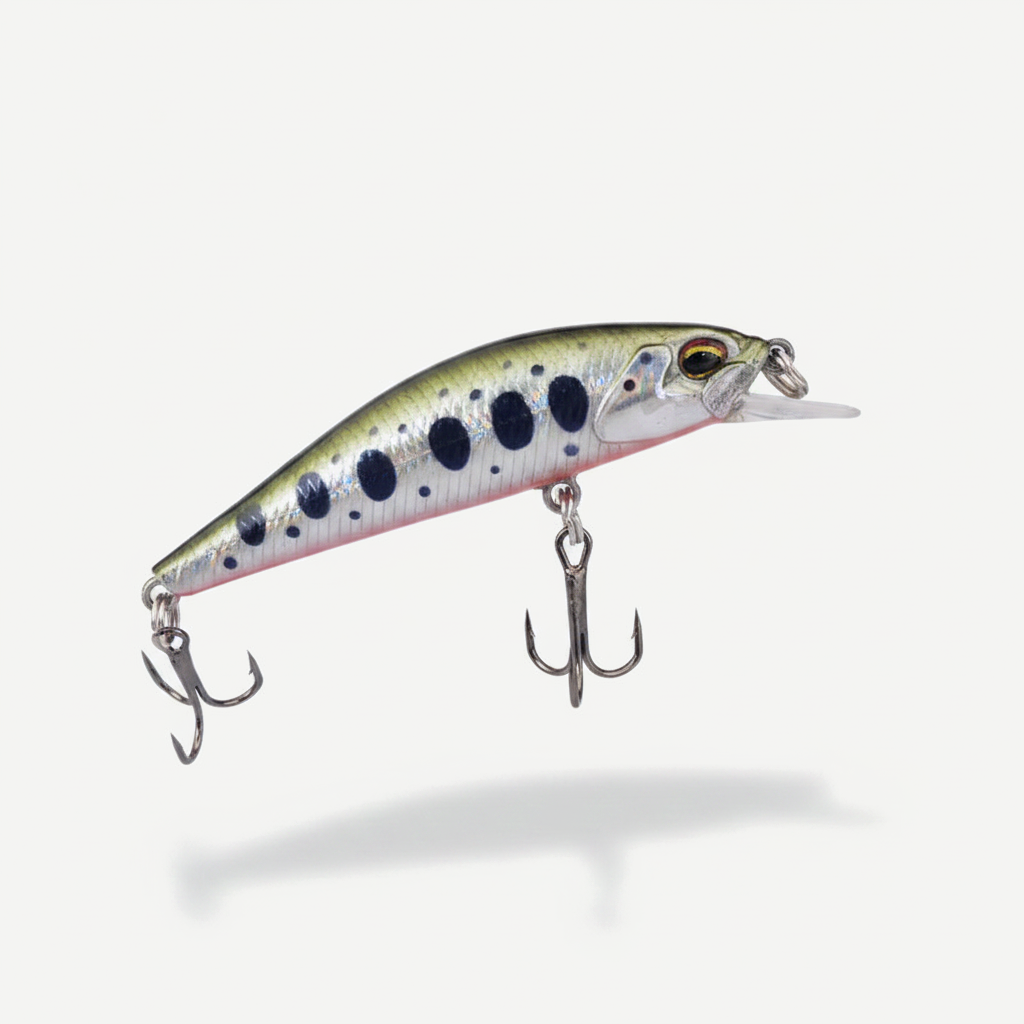 TSUYOKI 50mm 4g Sinking Minnow Stream Fishing Lure Artificial Wobbler Bait for Trout Bass Duo Spearhead Ryuki 50S Fishin