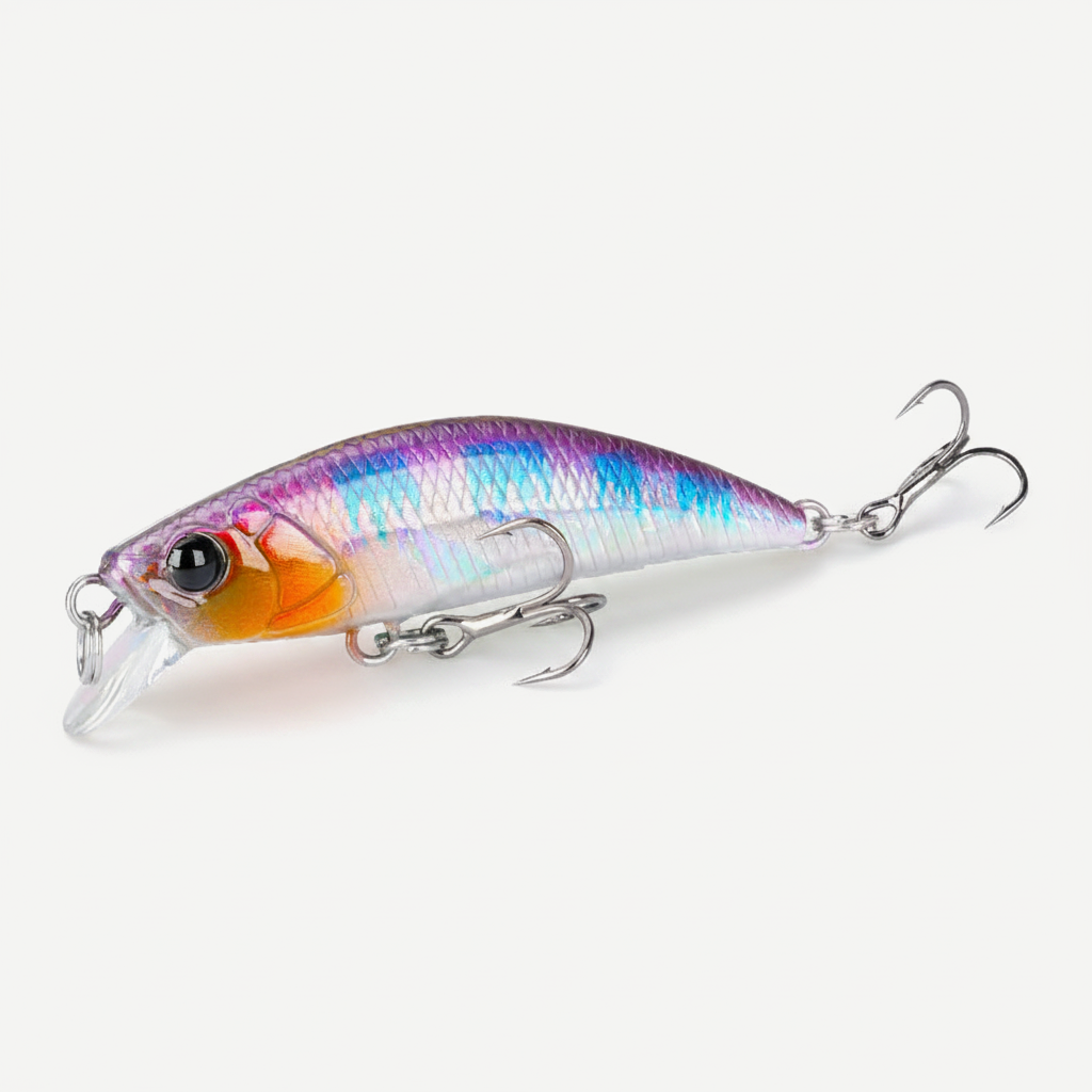 TSURINOYA 50S River Fishing Sinking Stick Bait Minnow Fishing Lure Intruder 50mm 5g Trout Area Stream Ajing Fake Fish Ha