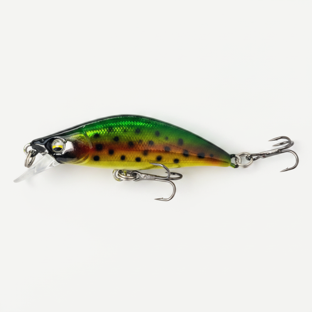 TSUYOKI 50mm 5g Artificial Wobblers Stream Bait Sinking Minnow Fishing Lure for Black Bass Brown Trout Bassday Mononofu 