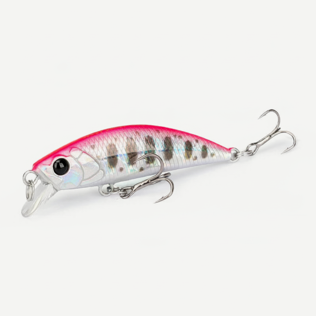 TSURINOYA 50S Sinking Minnow Fishing Lure 50mm 5g INTRUDER Trout Artificial Hard Baits Jerkbait Long Casting Stream Tack