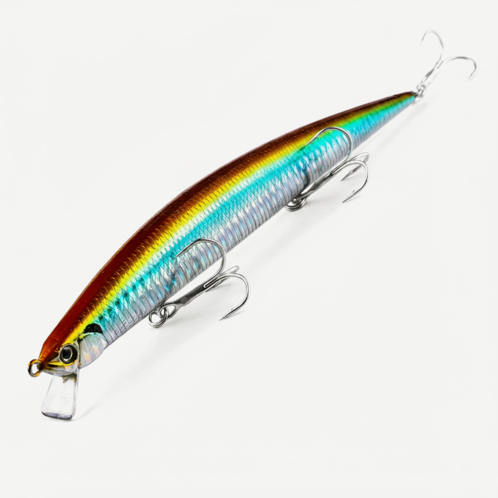 Bearking Slim Minnow Jerkbait 175mm Floating Hard Bait