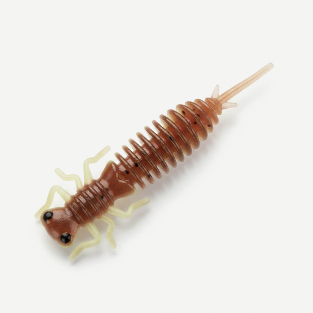 MEREDITH Larva Soft Plastic Bait - Segmented Nymph Lure