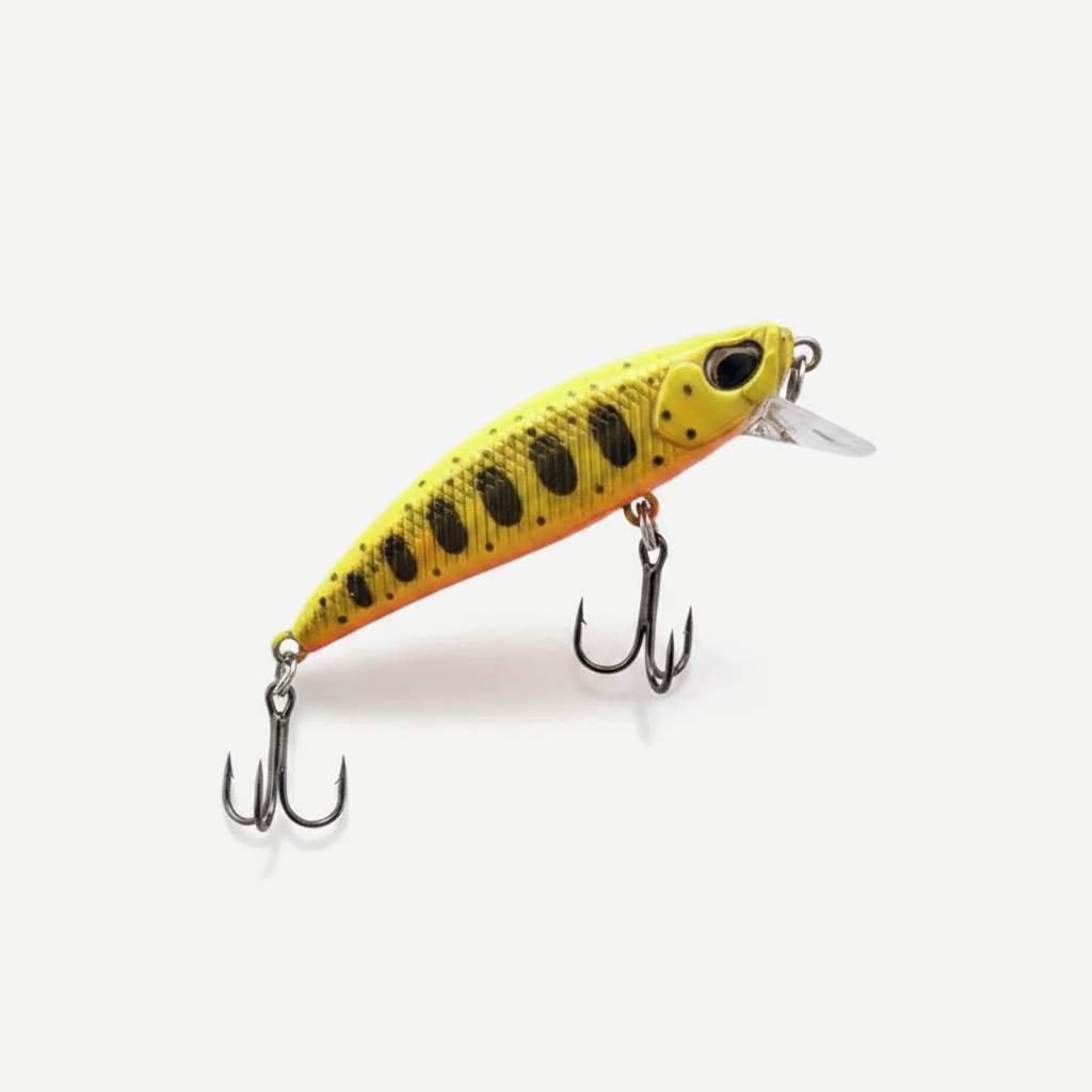 TSUYOKI Sinking Minnow Stream Lure 46mm 5g Jerkbaits Wobbler Bait for Rainbow Trout Bass Duo Spearhead Ryuki 46 Fishing 