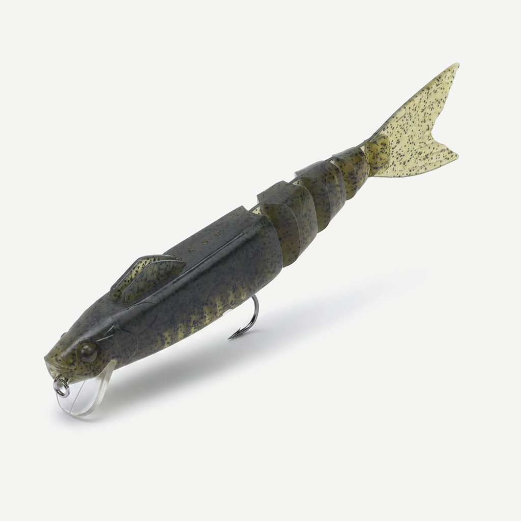 Kingdom Artificial Jointed Soft Fishing Lure 170mm 31g 220mm 67g PVC Soft Baits Swimbaits Sinking Lure Bass Trout Zander