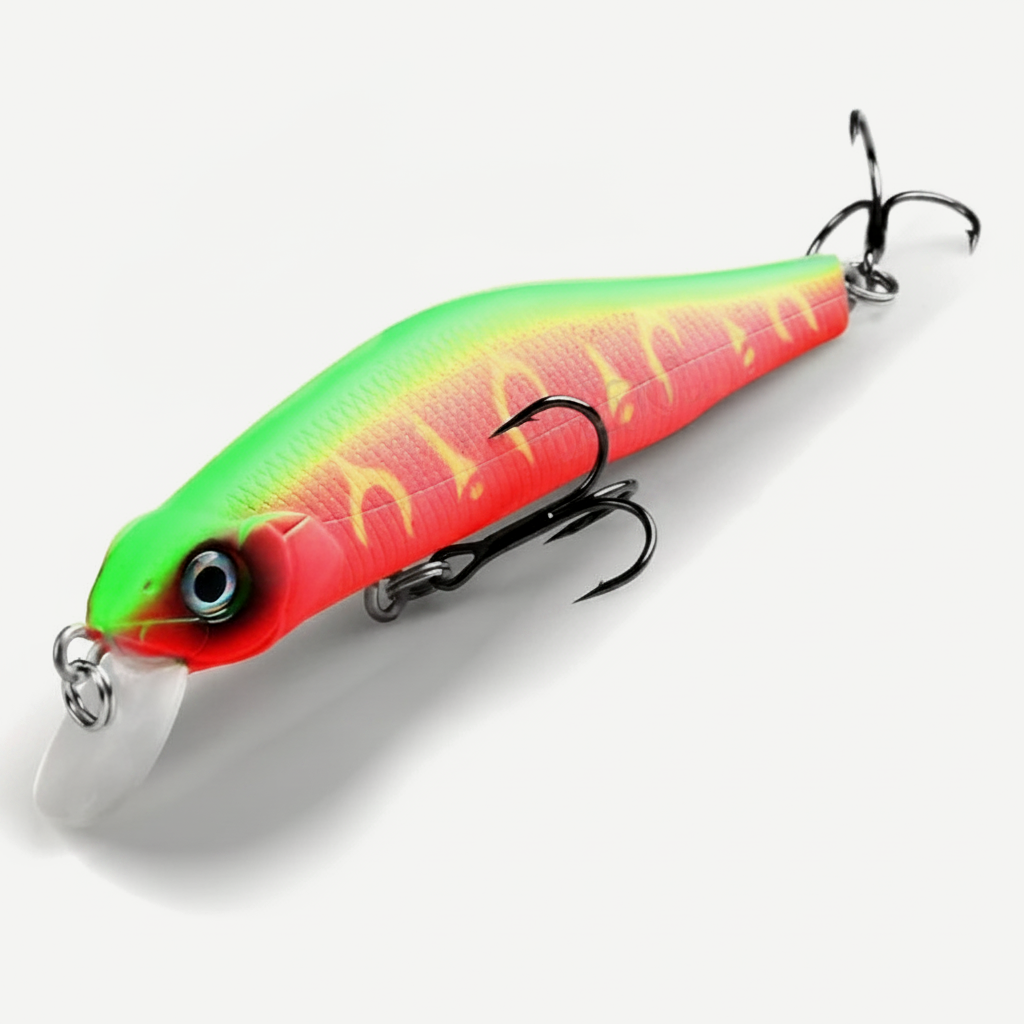 Bearking 80mm Minnow Crankbait with Magnetic Weight Transfer