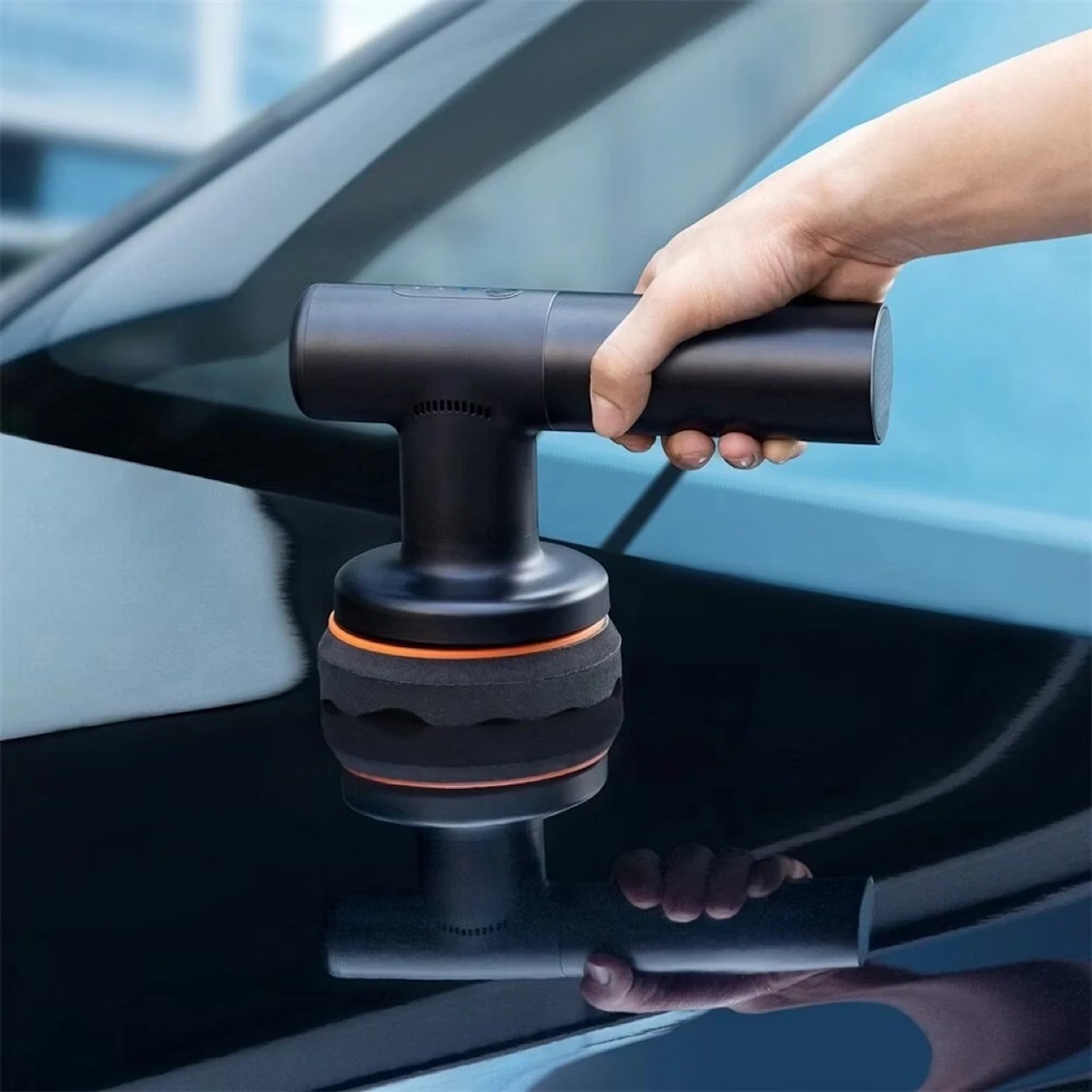 Product photo of Cordless Car Polisher, the best Polishes gift idea for sale on Glenmore, a store where you can find the perfect Electronics for your home, hobbies, video games, or gifting—all in one place, curated for you.