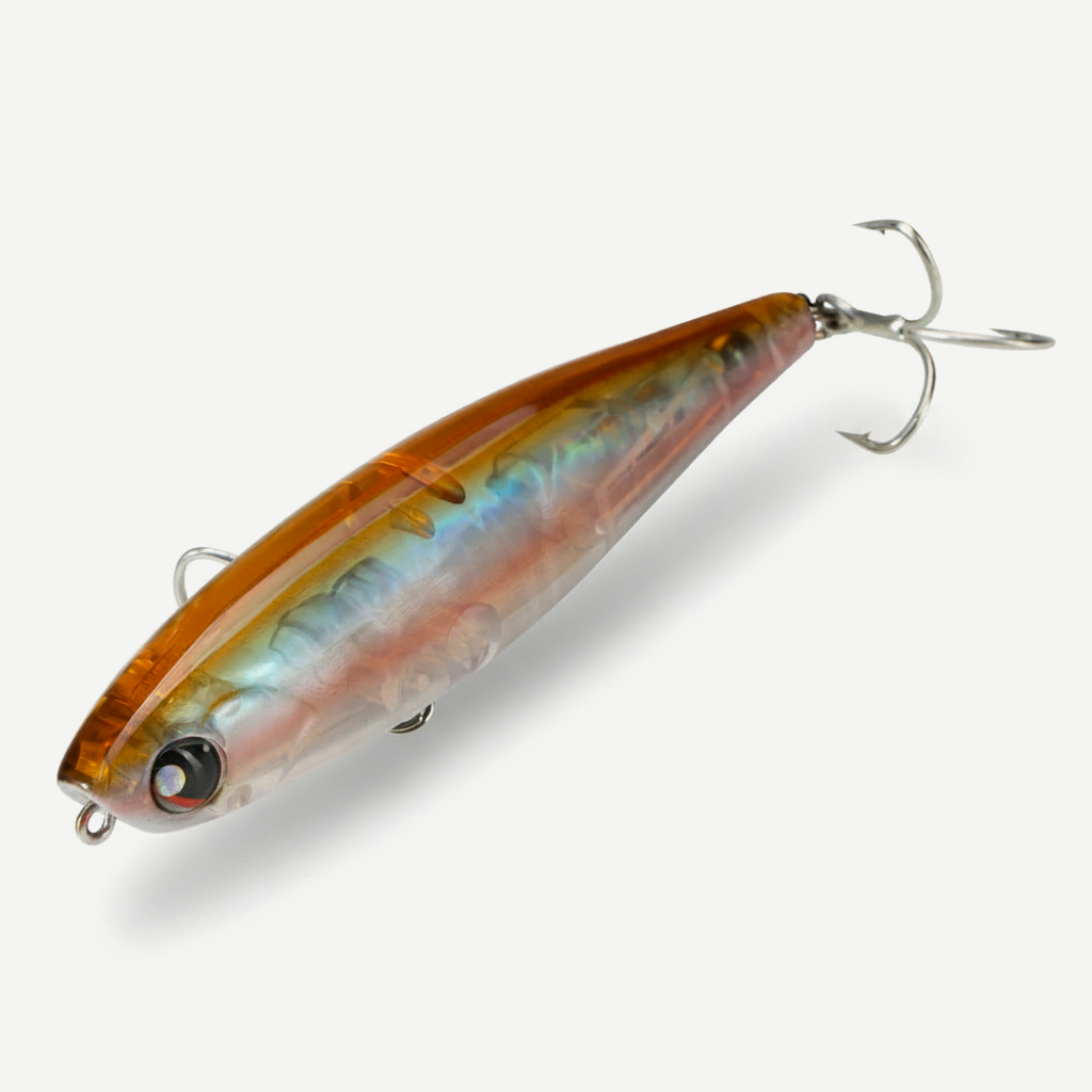 Hunthouse Floating Pencil Fishing Lure Topwater Hard Bait 100mm 17.6g Surface WTD Wobblers Trolling For Bass Saltwater T