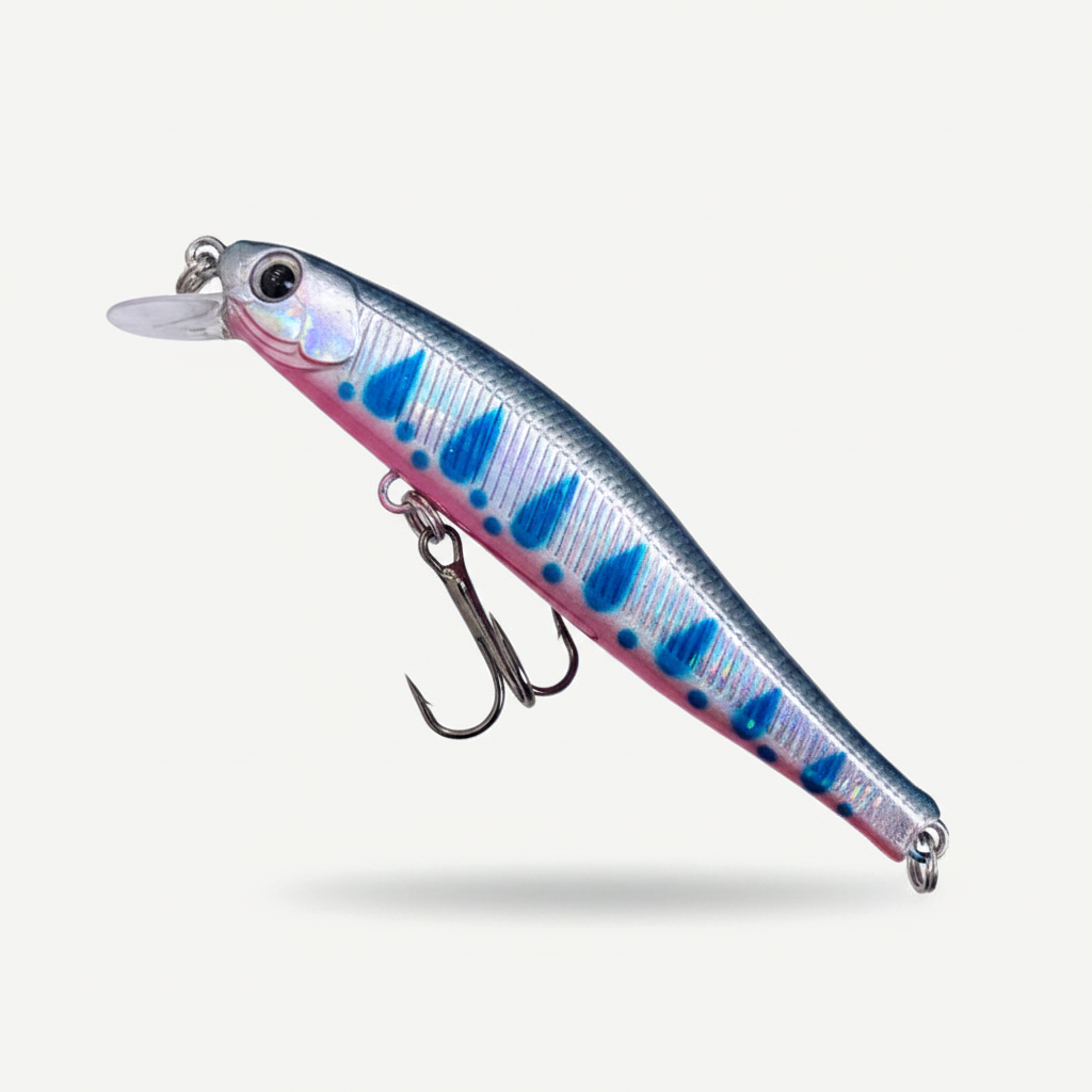 TSUYOKI Rival 70S Minnow Wobbler Silent Fishing Lure 70mm 5.5g Magnetic Jerkbaits Slow Sinking Bait ZipBaits Rigge 70 Ba