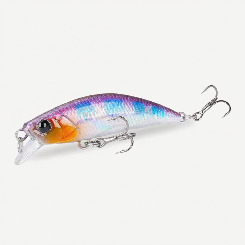 TSURINOYA 50mm 5g Sinking Minnow Fishing Lure INTRUDER 50S TROUT Artificial Jerkbait Hard Bait Pike Wobbler Stream Crank