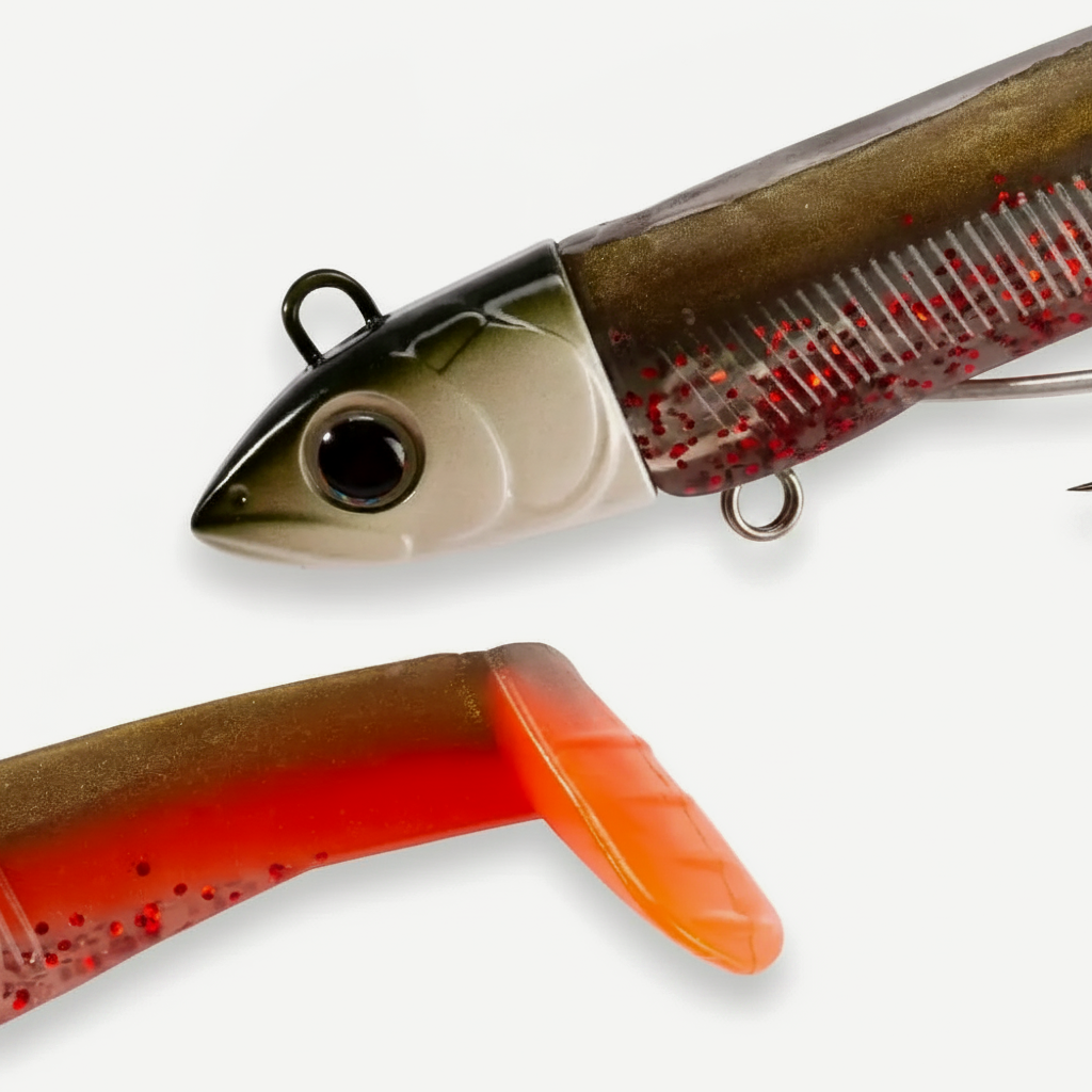 Hunthouse Fishing Barret Minnow Lure 7g/12g/25g/40g/60g/90g/120g JIgging Head Soft Silicone Bait Wobblers For Bass Pike 