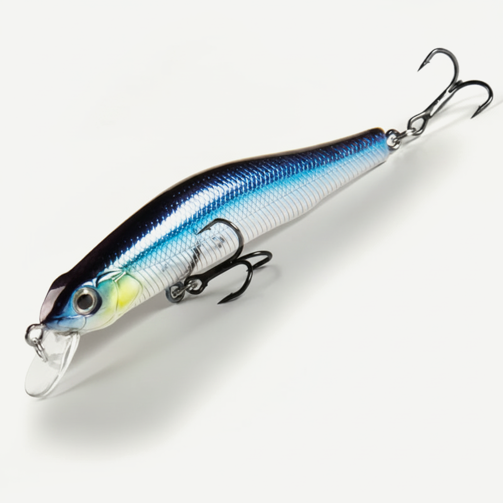 BEARKING 80mm Minnow Hard Bait - Jerkbait for Bass