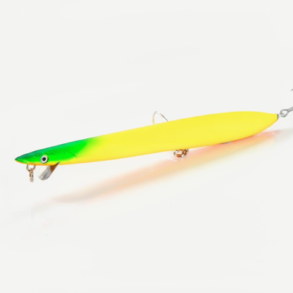 Hunthouse Sea Fishing Pencil Lure 180mm 37gS Sinking Hard Creature Baits Sandeel Lures Fishing For Sea Bass LW502
