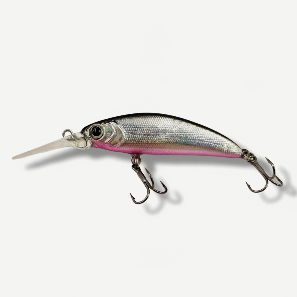 TSUYOKI Trout Minnow 50mm 5g Sinking Fishing Lure Diving 0.8-1.5m Ima Sukari 50SS Deep Wobbler Pesca Rainbow Trout Salmo