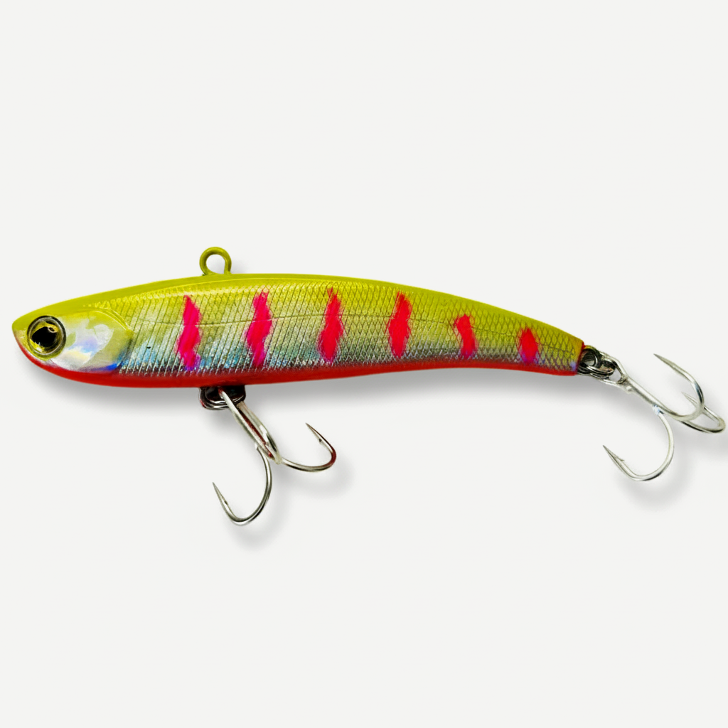 TSUYOKI Vibration Sinking Baits Winter Fishing Lure Lipless VIB Rattin Wobbler Ice Balance Rattlin Lures For Pike IMA Ko