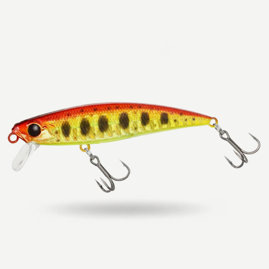 TSURINOYA Trout Plug INTRUDER 71S Sinking Fishing Lure 71mm 10g Long Casting Crankbait Pike Bass High Speed Jerkbait Min