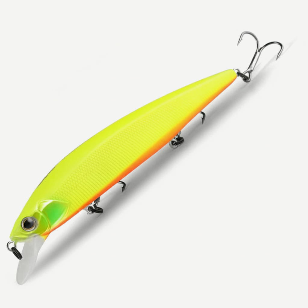 BEARKING 130mm Floating Minnow Crankbait with Tungsten Weight System