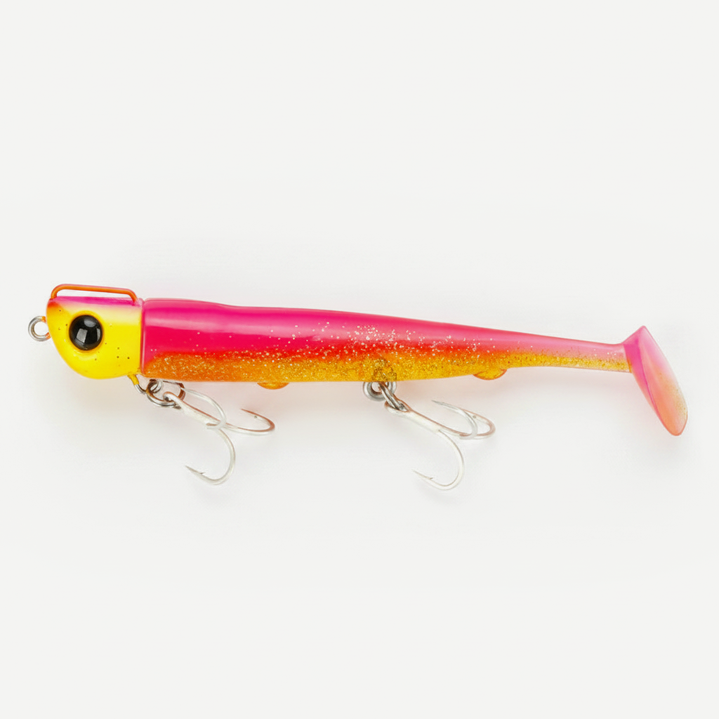 TSURINOYA T Tail Soft Worm 110mm 35g Ultra Long Casting Fishing Lure For Seabass Flounder Sea Fishing Soft Bait With Jig