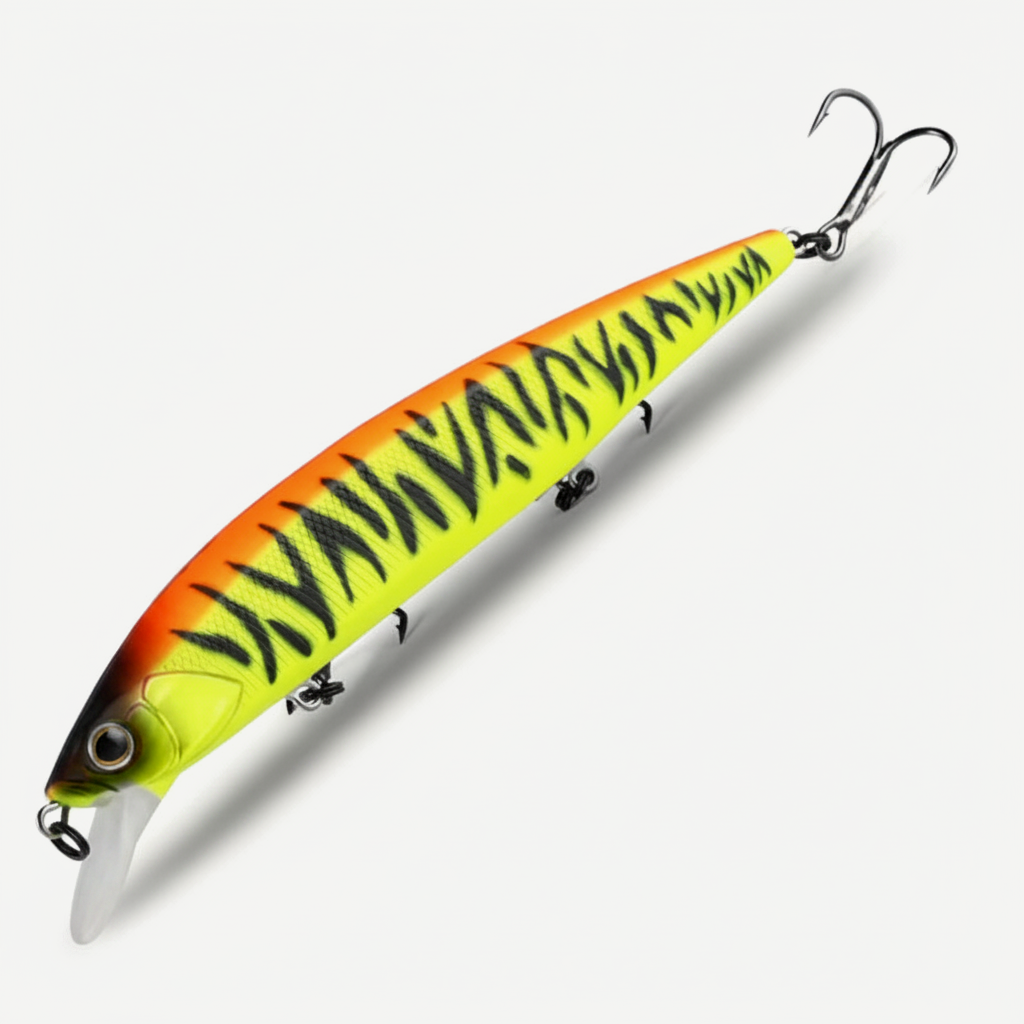 BEARKING 130mm Floating Minnow Crankbait with Tungsten Weight System