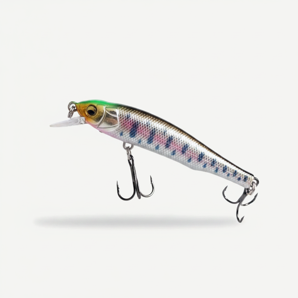 TSUYOKI Minnow Fishing Lure Wobbler for Freshwater Trout Artificial Bait Pike Carp Swimbait Jackall GH 70 Flatside jerkb