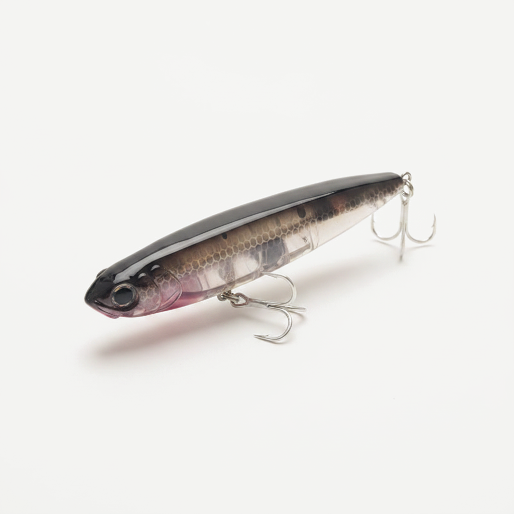 TSUYOKI 3DR Pencil Topwater Lure 100mm 17g Walk The Dog Surface Bait Reflective Flash StickBait For Seabass Yo-zuri Fish