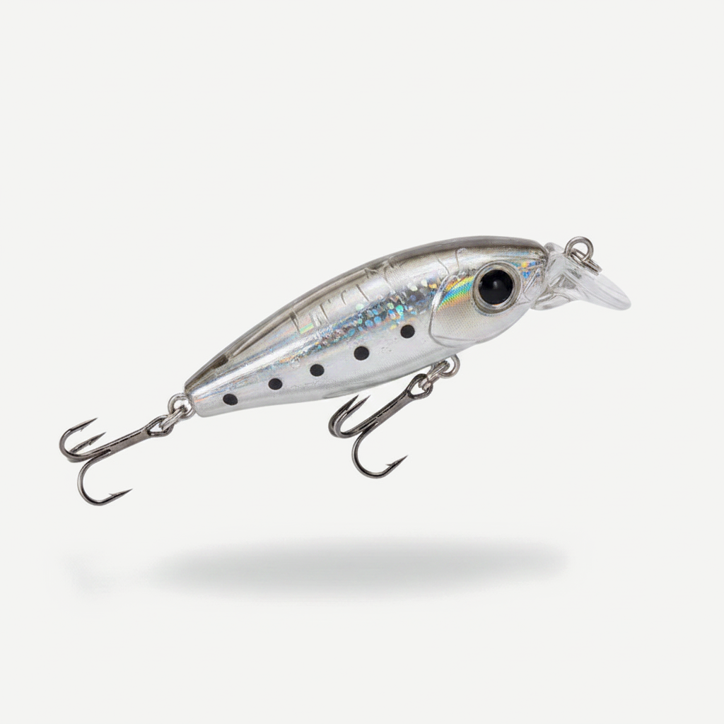 TSUYOKI 45mm 4g Floating Mini Minnow Fishing Lures Smith Artificial Baits for Pesca Bass Sunfish Gunship 45F Fishing Acc