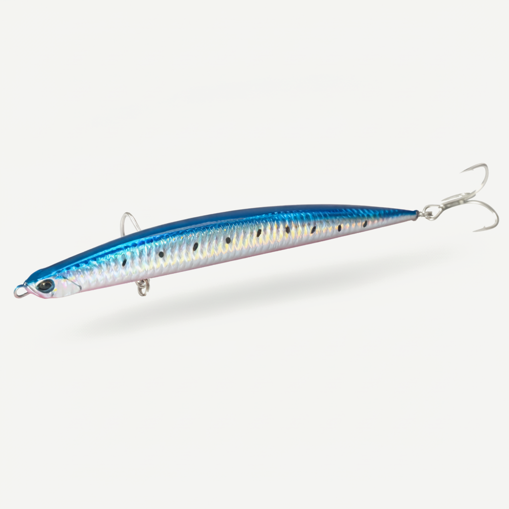 Hunthouse Sinking Pencil Fish Lure 125mm 40g 175mm 50g Saltwater Long Cast Hard Bait Wobbler for Sea Bass Pike Fishing T