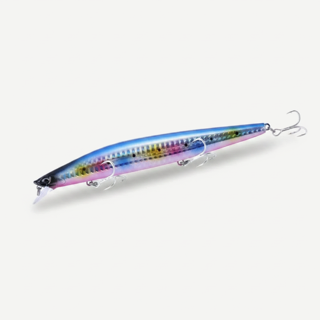 TSUYOKI Sinking Minnow Fishing Lures Black Bass Pike Artificial Tungsten Jerkbait Wobbler Silent Assassin 140S DW92 140m