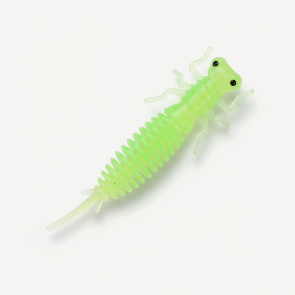 MEREDITH Larva Soft Plastic Bait - Segmented Nymph Lure