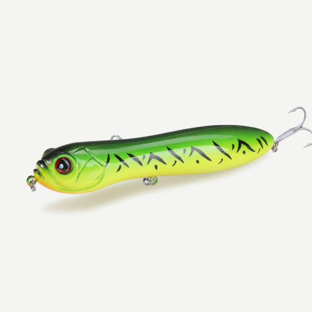 HuntHouse Crazy Surface Tractor Topwater Pencil Fishing Lure 110mm 130mm Big Rattle Ball Loud Sound Stickbait Hard Bait 