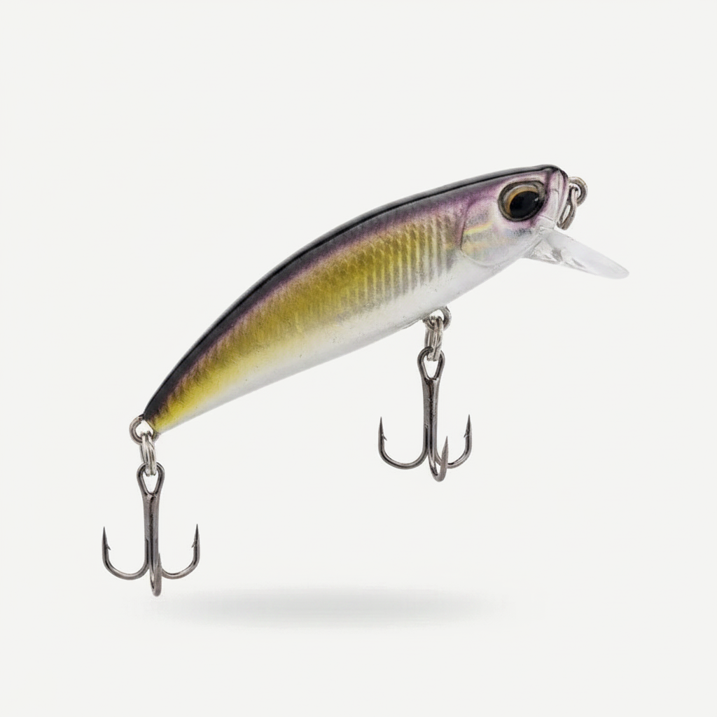 TSUYOKI Sinking Minnow Stream Lure 46mm 5g Jerkbaits Wobbler Bait for Rainbow Trout Bass Duo Spearhead Ryuki 46 Fishing 