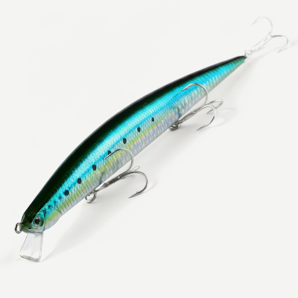Bearking Slim Minnow Jerkbait 175mm Floating Hard Bait