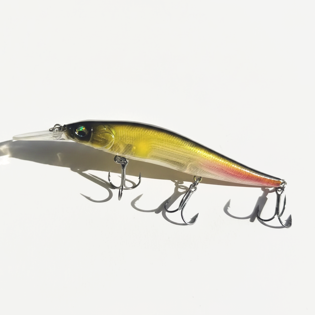 TSUYOKI Minnow Wink 110SF Wobblers 110mm 14.5g Slow Floating Jerkbaits Shallow Dive Rolling Wobblers Vision 110 Pike Fis