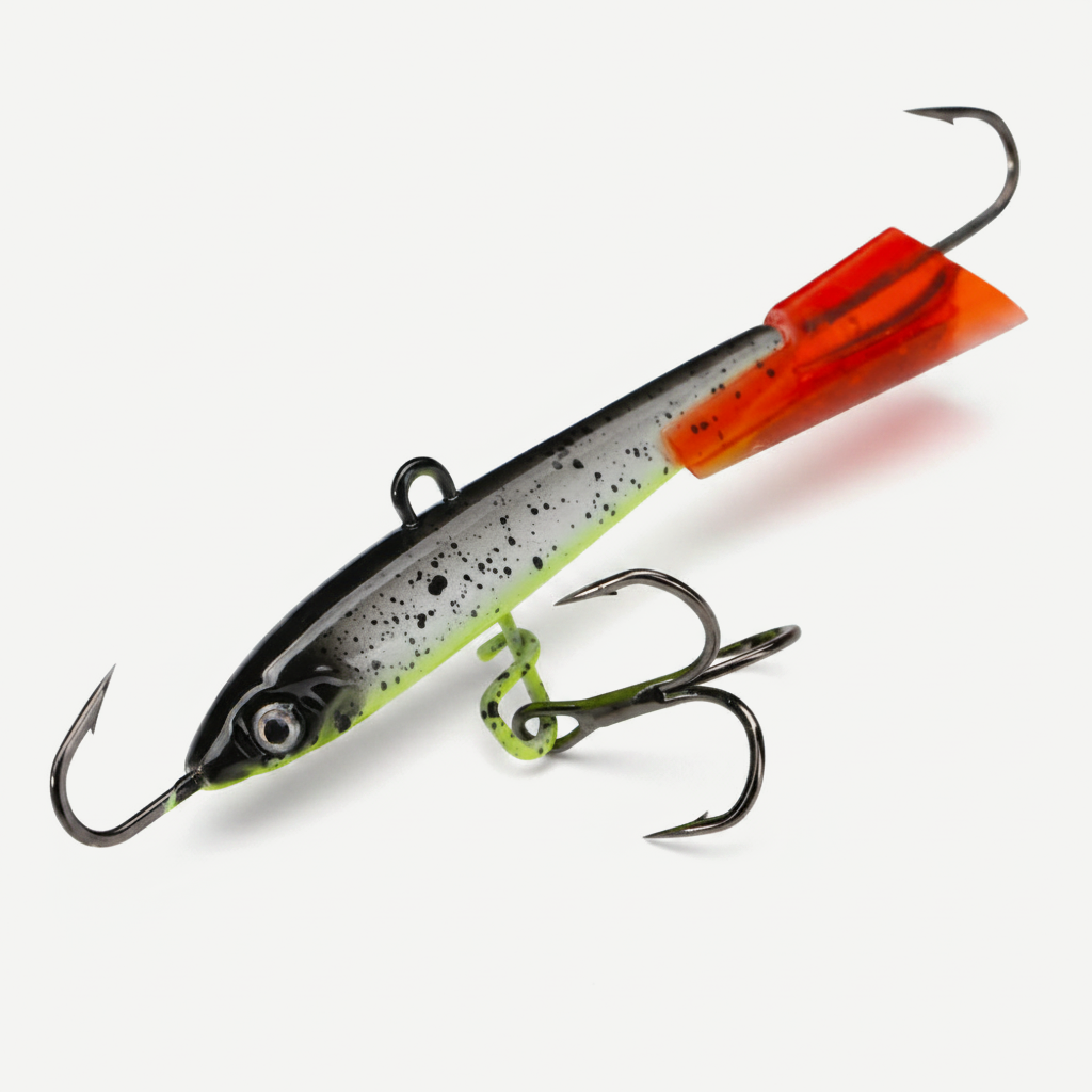 Hunthouse Winter Ice Fishing Lure 37mm/8g Artificial Jigging Rap Balancer Sinking Hard Baits Fishing Tackle For Pike Tro