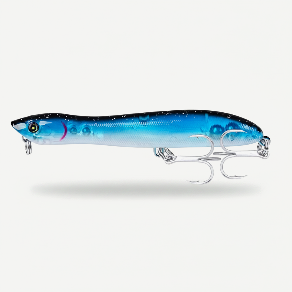 TSUYOKI WTD Fishing Lure 85mm 6g Popper Lure Topwater Patchinco 85 Snakehead Wobbler Fishing Seabass,Skipjack Tuna Macke