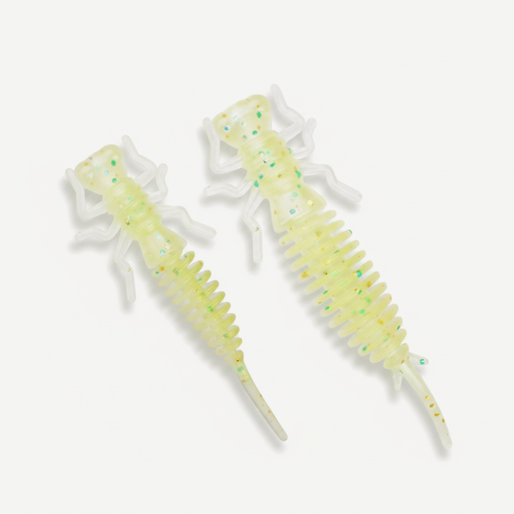 MEREDITH Larva Soft Plastic Bait - Segmented Nymph Lure