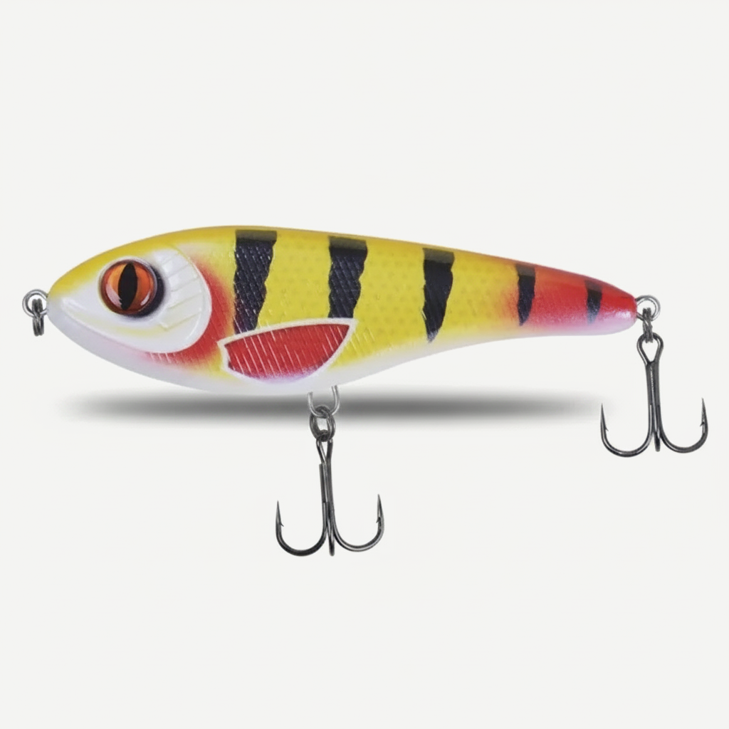 TSUYOKI 20/30/50g Sinking Jerkbait Slider Swim Glidebait 120 Westin Artificial Wobblers Loud Sound Fishing Lure for Pike