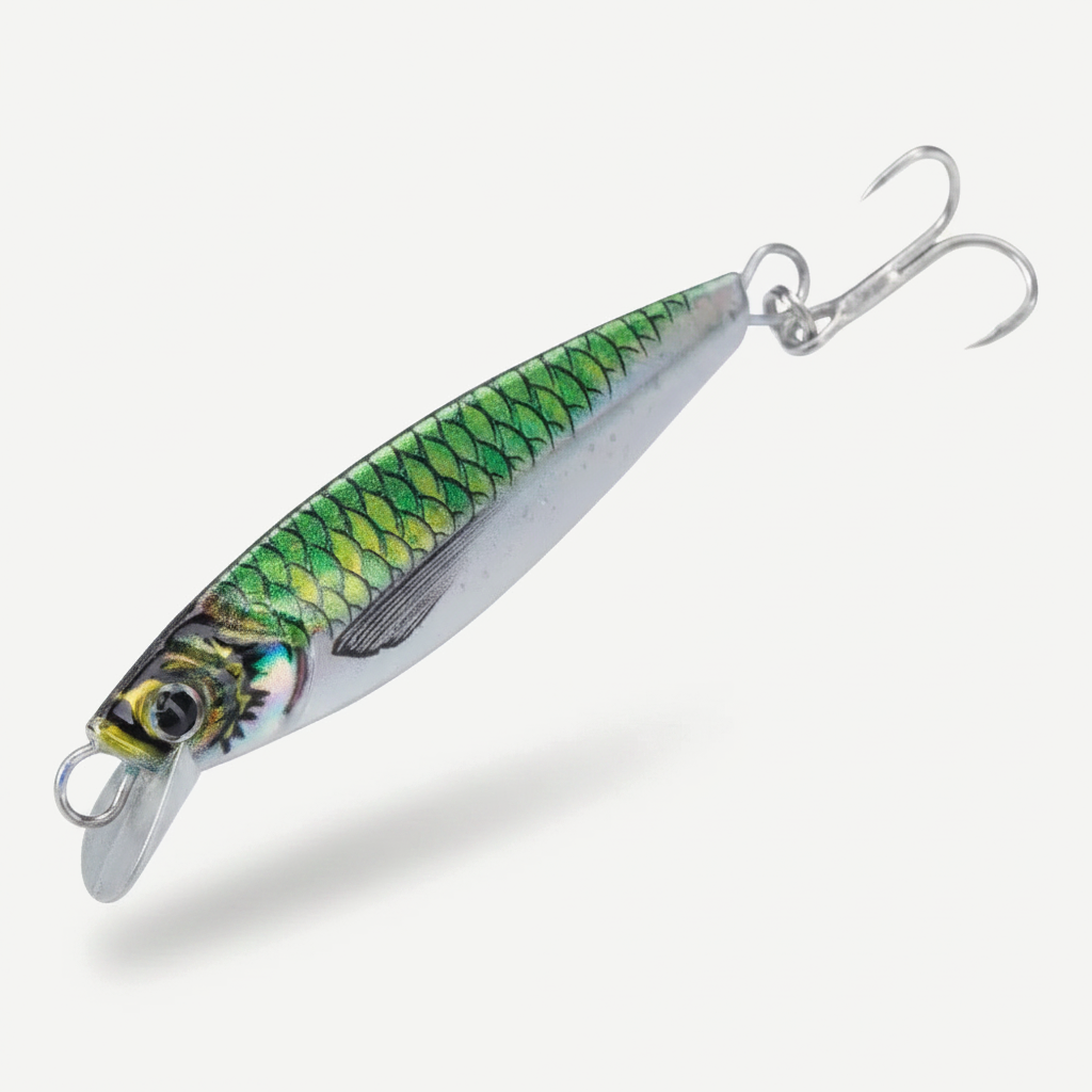 Hunthouse Metal Jig Fishing Lure Sinking Slow Jigging 7g-80g Casting Hard Bait Saltwater Artificial Pike SeaBass Fish Ta