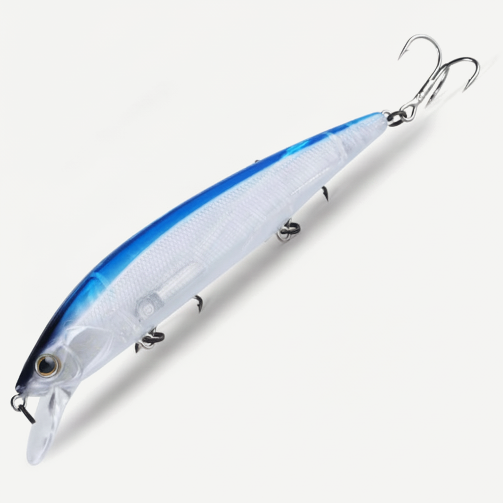 BEARKING 130mm Floating Minnow Crankbait with Tungsten Weight System