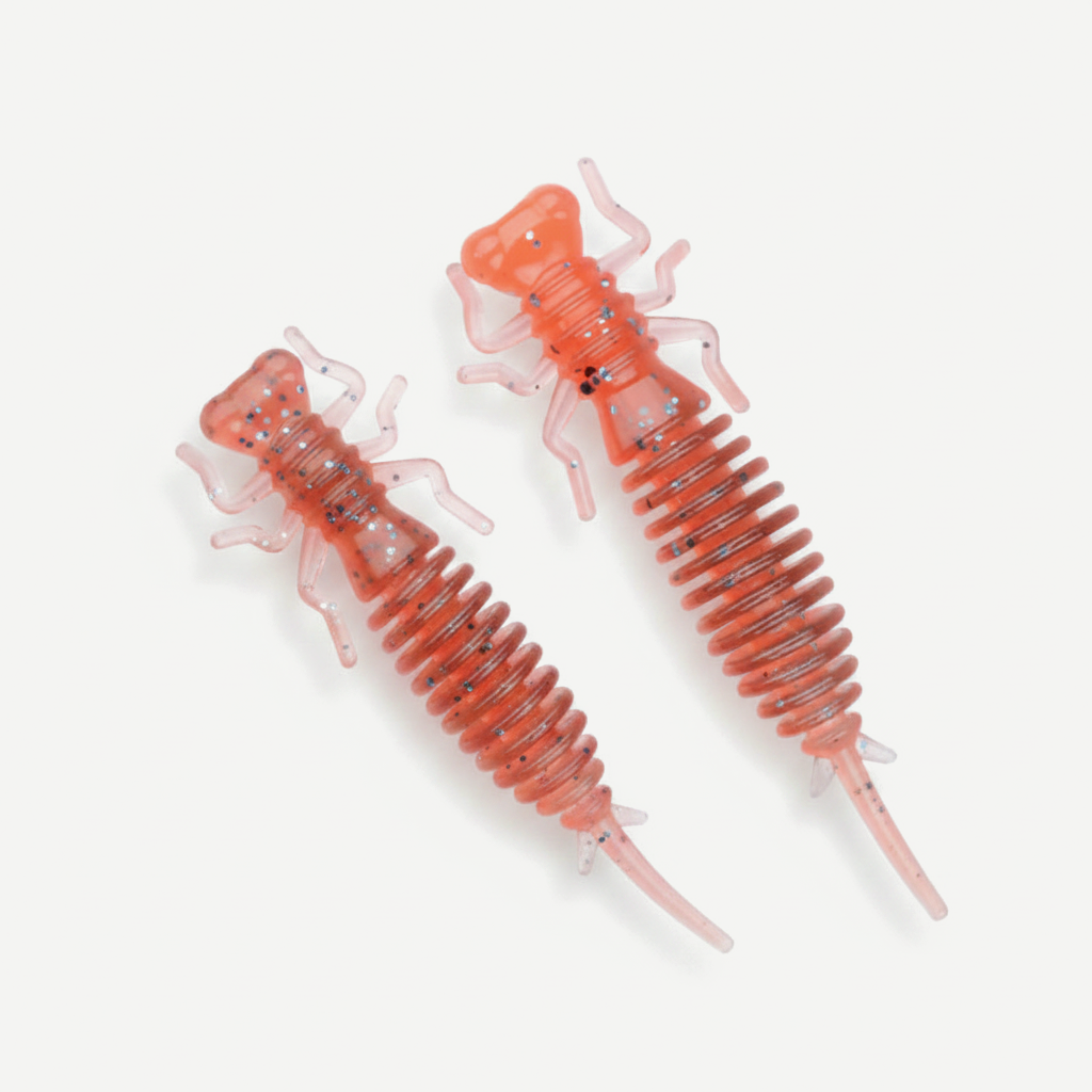 MEREDITH Larva Soft Plastic Bait - Segmented Nymph Lure
