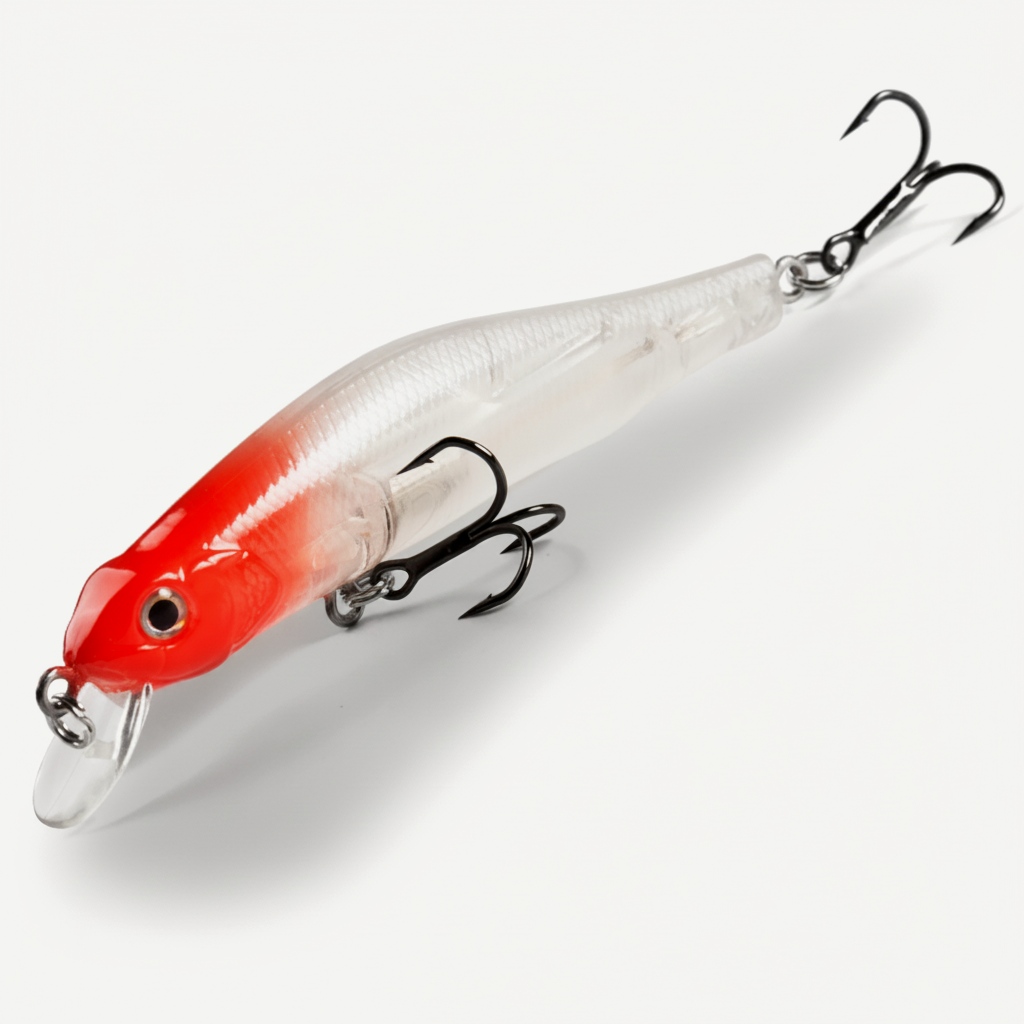 BEARKING 80mm Minnow Hard Bait - Jerkbait for Bass