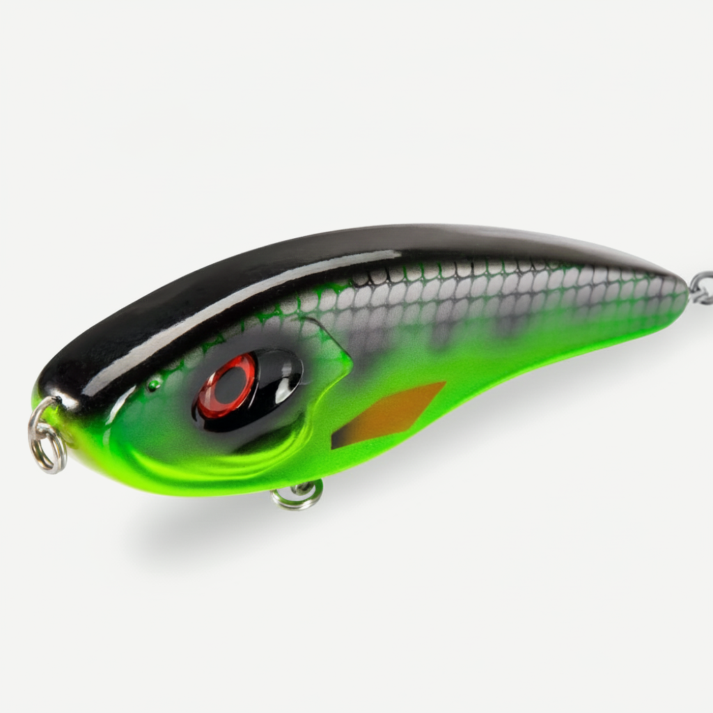 Hunthouse Musky Buster Jerkbait Fishing Lures 115mm 32g Vib Bait Slow Sinking Jerkbaits Fishing Tackle For Sea Bass Pike