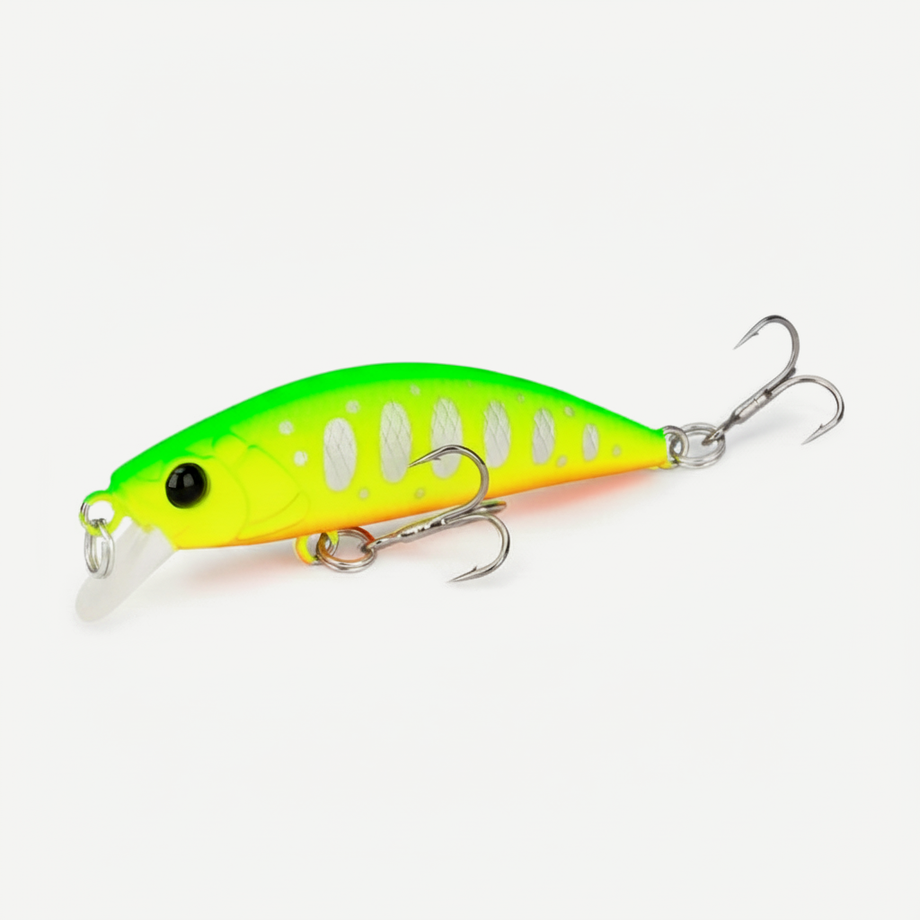 TSURINOYA 50S River Fishing Sinking Stick Bait Minnow Fishing Lure Intruder 50mm 5g Trout Area Stream Ajing Fake Fish Ha