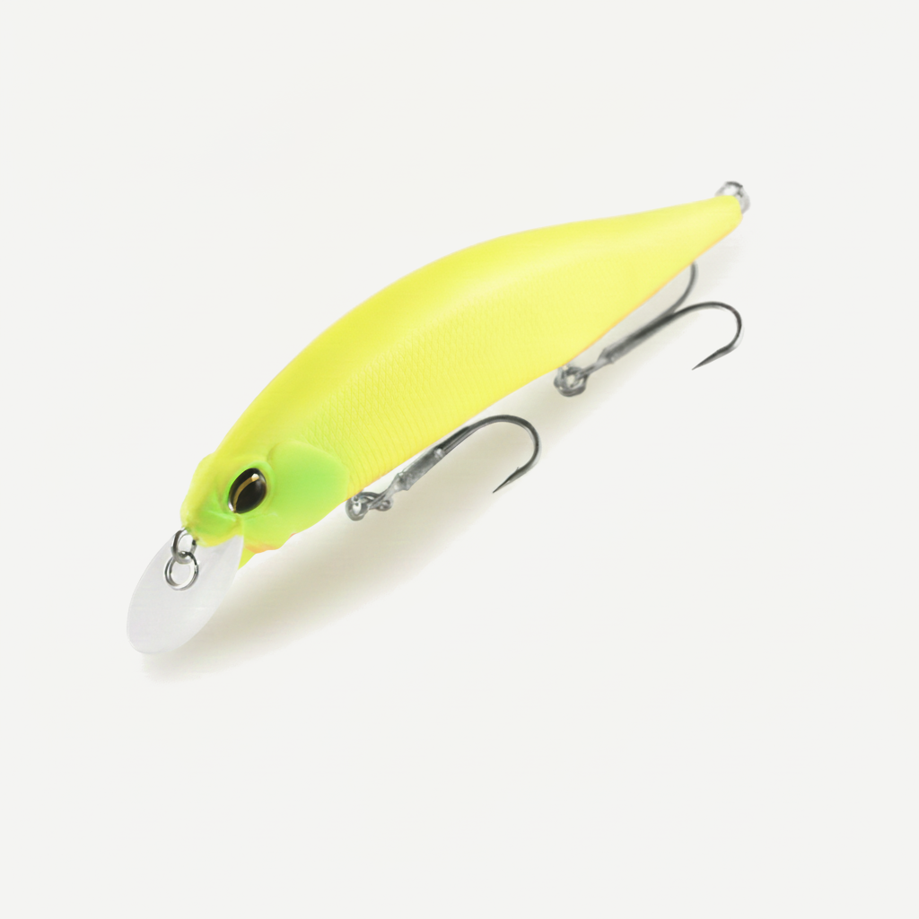 BEARKING 120mm Minnow Jerkbait, Hard Bait, 1-1.8m Diving Depth