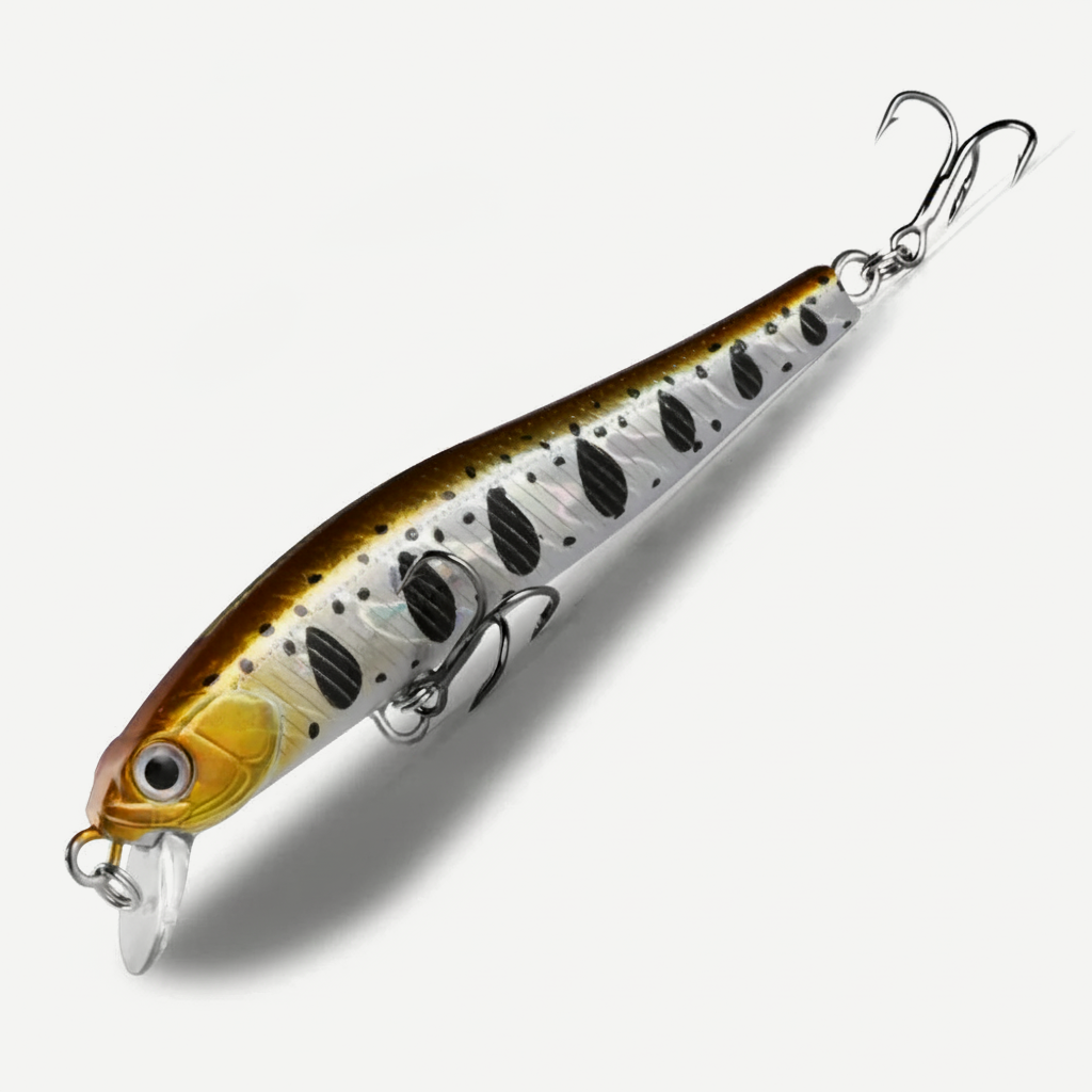 BEARKING Black Rat 70mm Minnow Jerkbait, Shallow Diving