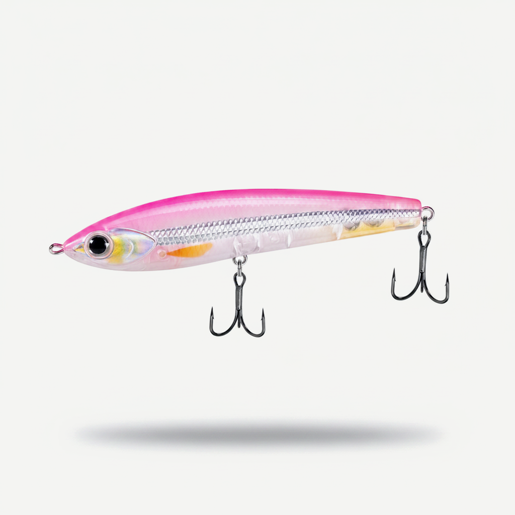 Hunthouse Topwater Floating Red Devil 75 Pencil Fishing Lure Hard Bait 75mm6g Surface Stickbait Bass Pike Artificial Fis