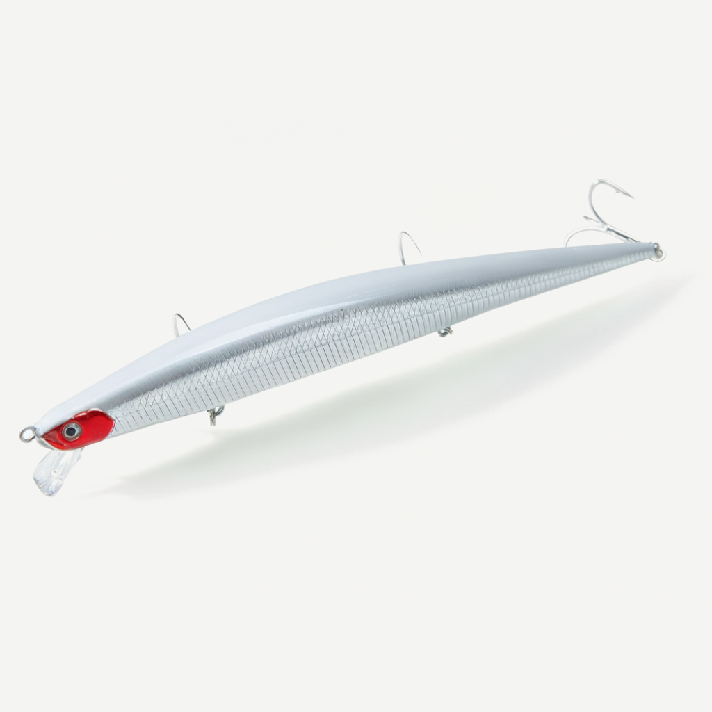 Hunthouse Sinking Tide Minnow Lure 175mm/31g Long Casting Saltwater Fishing Baits Sea Wobber Bait For Seabass Tackle LW4