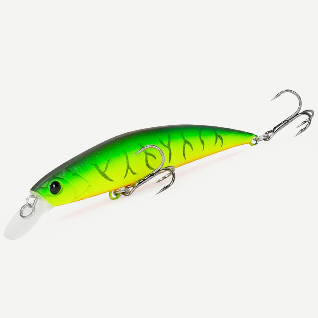 TSURINOYA Sinking Minnow 80S Trout Pike Bass 80mm 12g Hard Bait Jerkbait Freshwater stream Saltwater Wobbler Fishing Lur