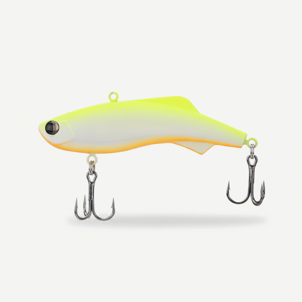 TSUYOKI Dozo 93S Silicone Rattlin Vib Ice Fishing Lure,16g/23g/30g Sinking Baguette Bait, Madness Shiriten Vibe 93 SL Vi