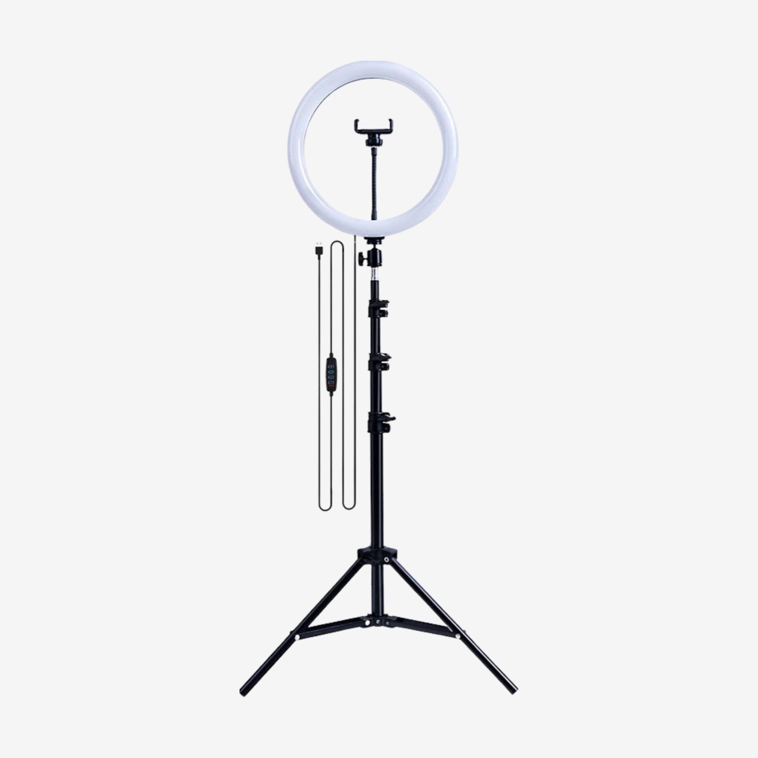 Product photo of 33cm LED Selfie Ring Light, the best Studio Lights & Flashes gift idea for sale on Glenmore, a store where you can find the perfect Electronics for your home, hobbies, video games, or gifting—all in one place, curated for you.
